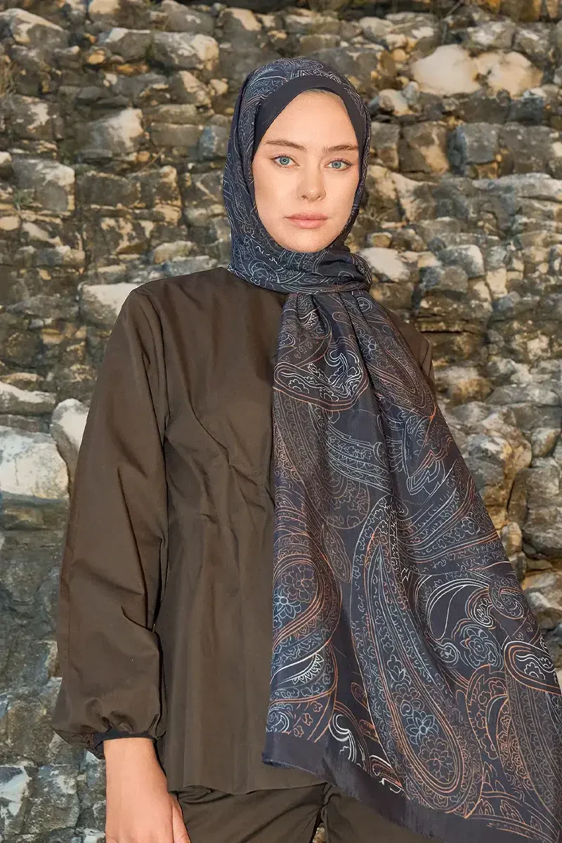 Iconic Collection Ahenk - Acı Kahve - ED Scarf