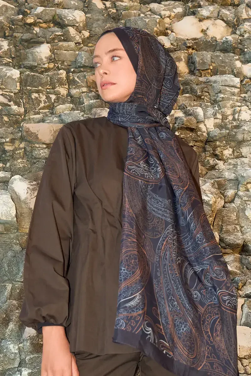 Iconic Collection Ahenk - Acı Kahve - ED Scarf