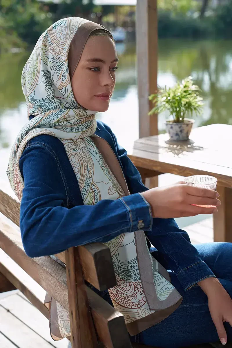 Iconic Collection Ahenk - Bej - ED Scarf