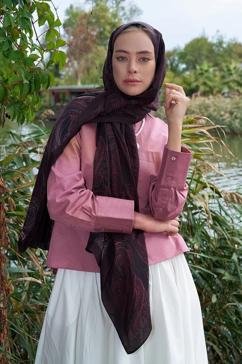 Iconic Collection Ahenk - Bordo - ED Scarf