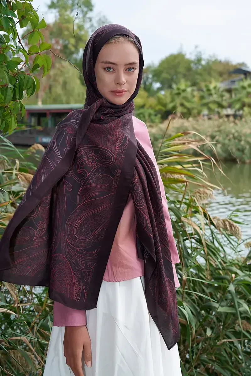 Iconic Collection Ahenk - Bordo - ED Scarf