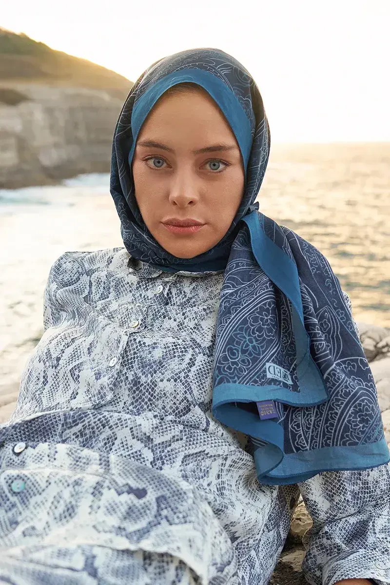 Iconic Collection Ahenk - Lacivert - ED Scarf