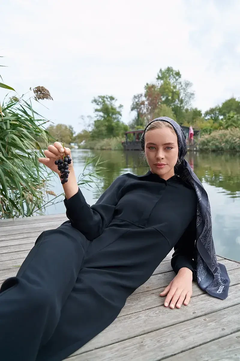 Iconic Collection Ahenk - Siyah - ED Scarf