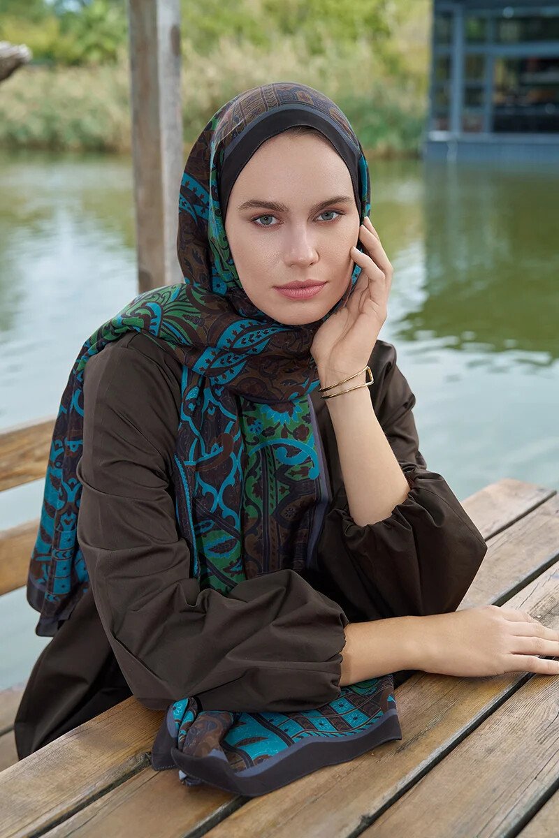 Iconic Collection Hasna - Acı Kahve - ED Scarf