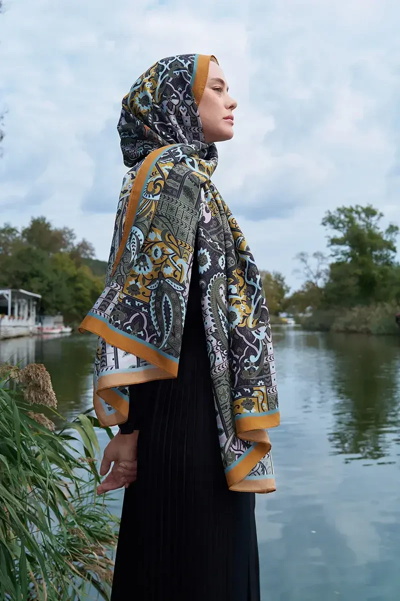 Iconic Collection Hasna - Hardal - ED Scarf