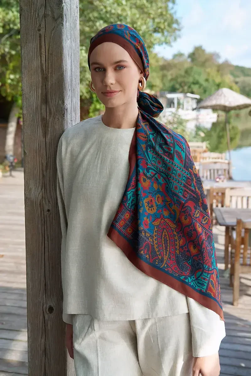 Iconic Collection Hasna - Kiremit - ED Scarf