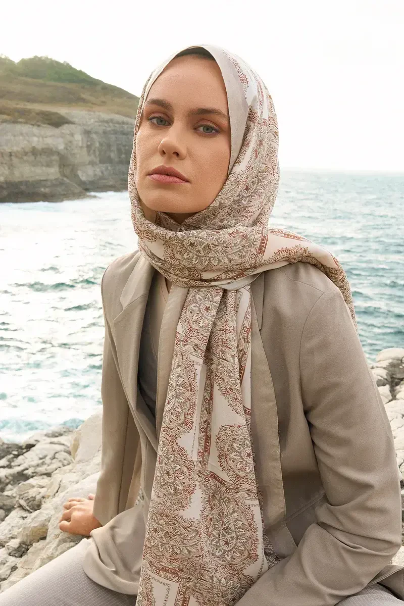 Iconic Collection Lema - Bej - ED Scarf