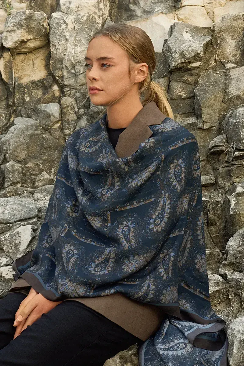 Iconic Collection Lema - Lacivert - ED Scarf