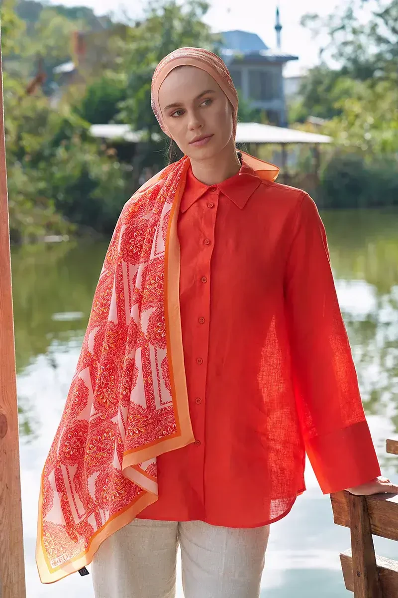 Iconic Collection Lema - Turuncu - ED Scarf