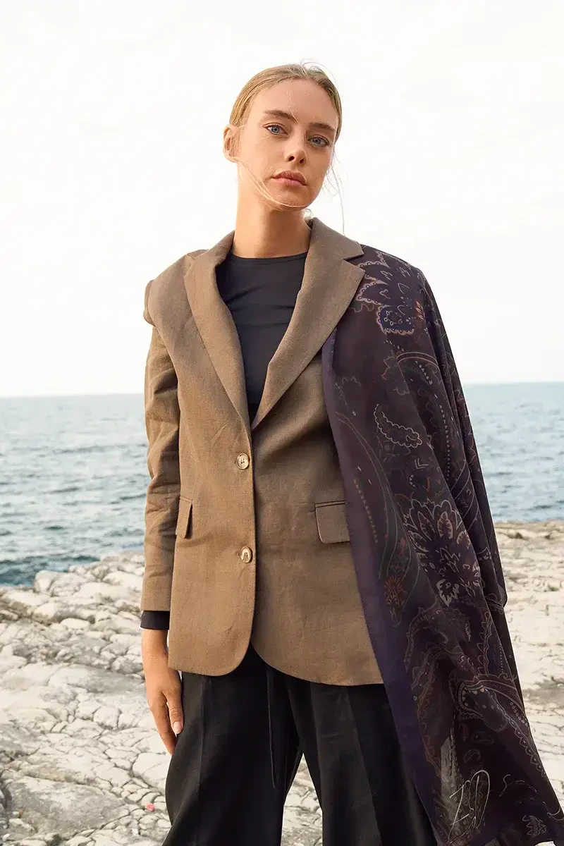 Iconic Collection Meyal - Kahve - ED Scarf