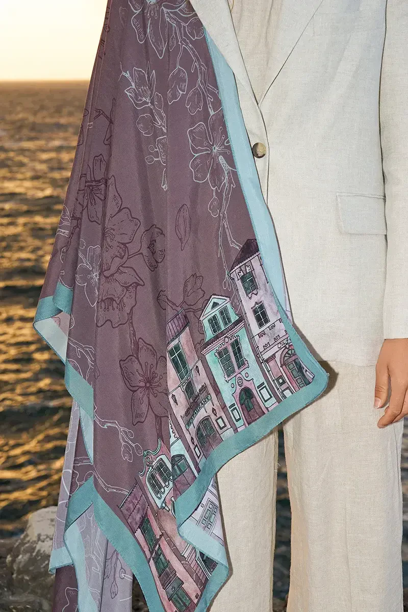 Iconic Collection Yade - Gül Kurusu - ED Scarf