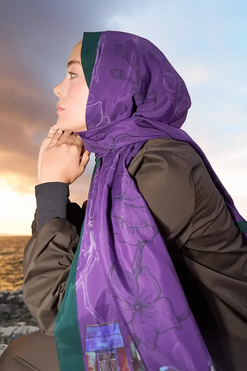 Iconic Collection Yade - Mor - ED Scarf