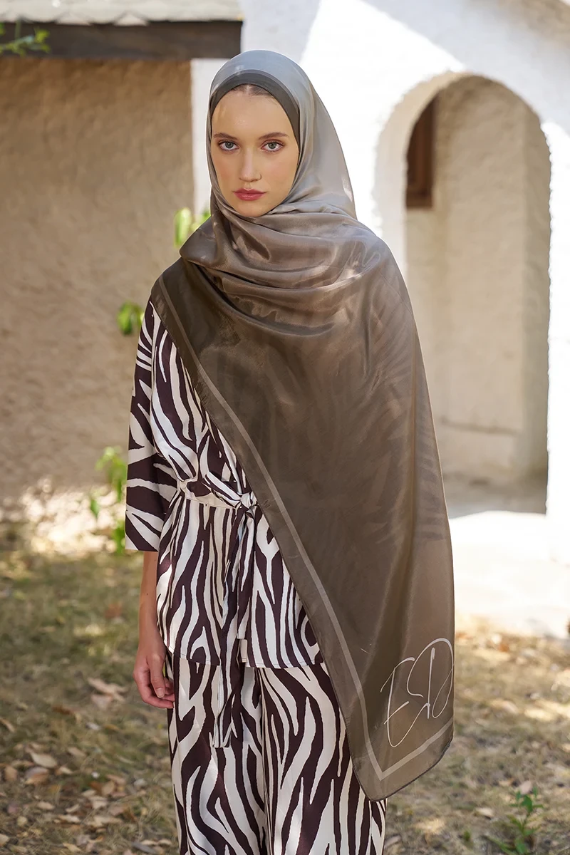 Inspired Degrade Desen Şal - Nefti - ED SCARF