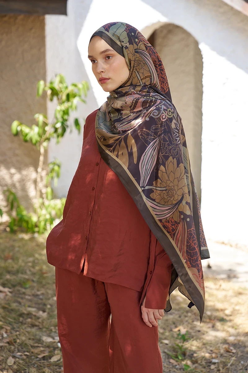 Inspired Fierra Desen Şal - Nefti - 4