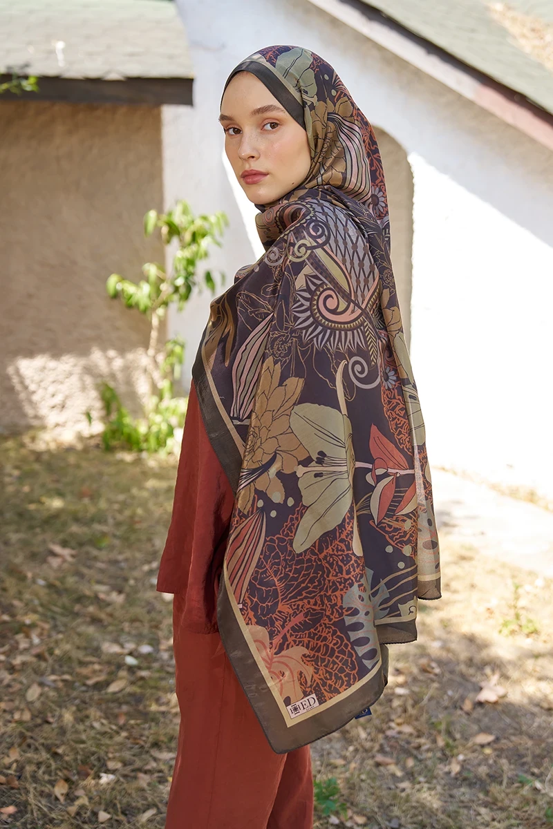 Inspired Fierra Desen Şal - Nefti - 5