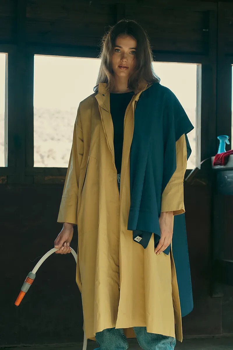 İpeksi Jakar Şal Papatya Desen - Lacivert - ED Scarf