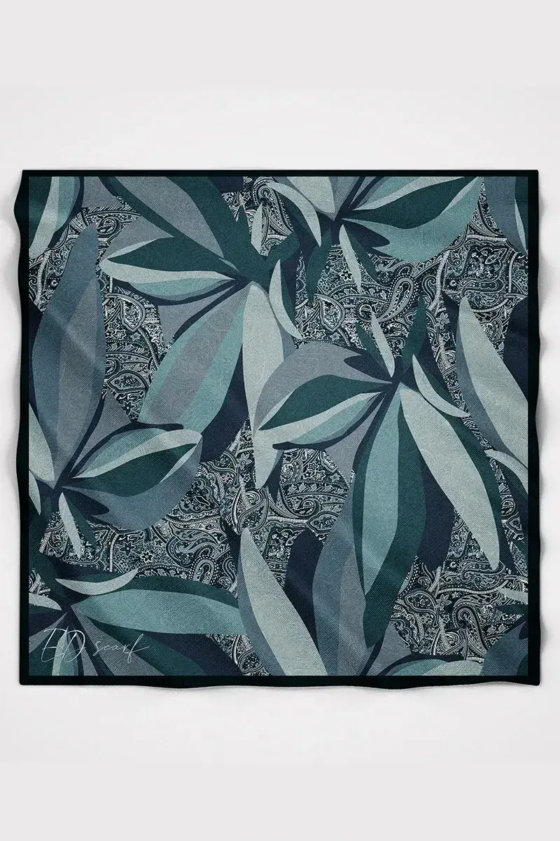 Lace Modal Eşarp - Lacivert - ED Scarf