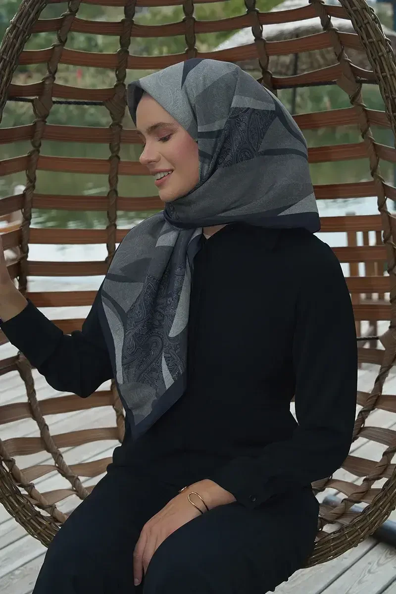 Lace Modal Eşarp - Siyah - ED Scarf