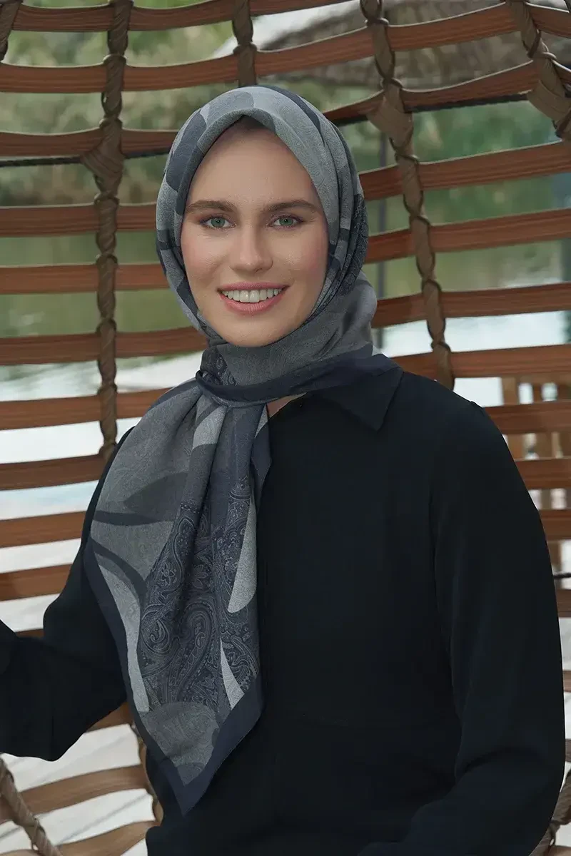 Lace Modal Eşarp - Siyah - ED Scarf