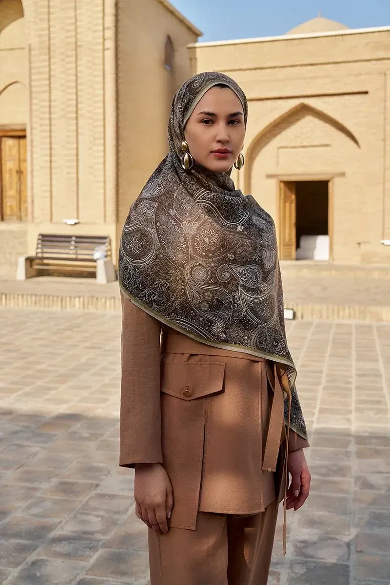 Mihr Yün İpek Şal - Nefti - 4