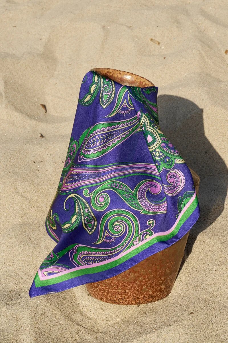 Motif Desen Fular - Mor - ED SCARF