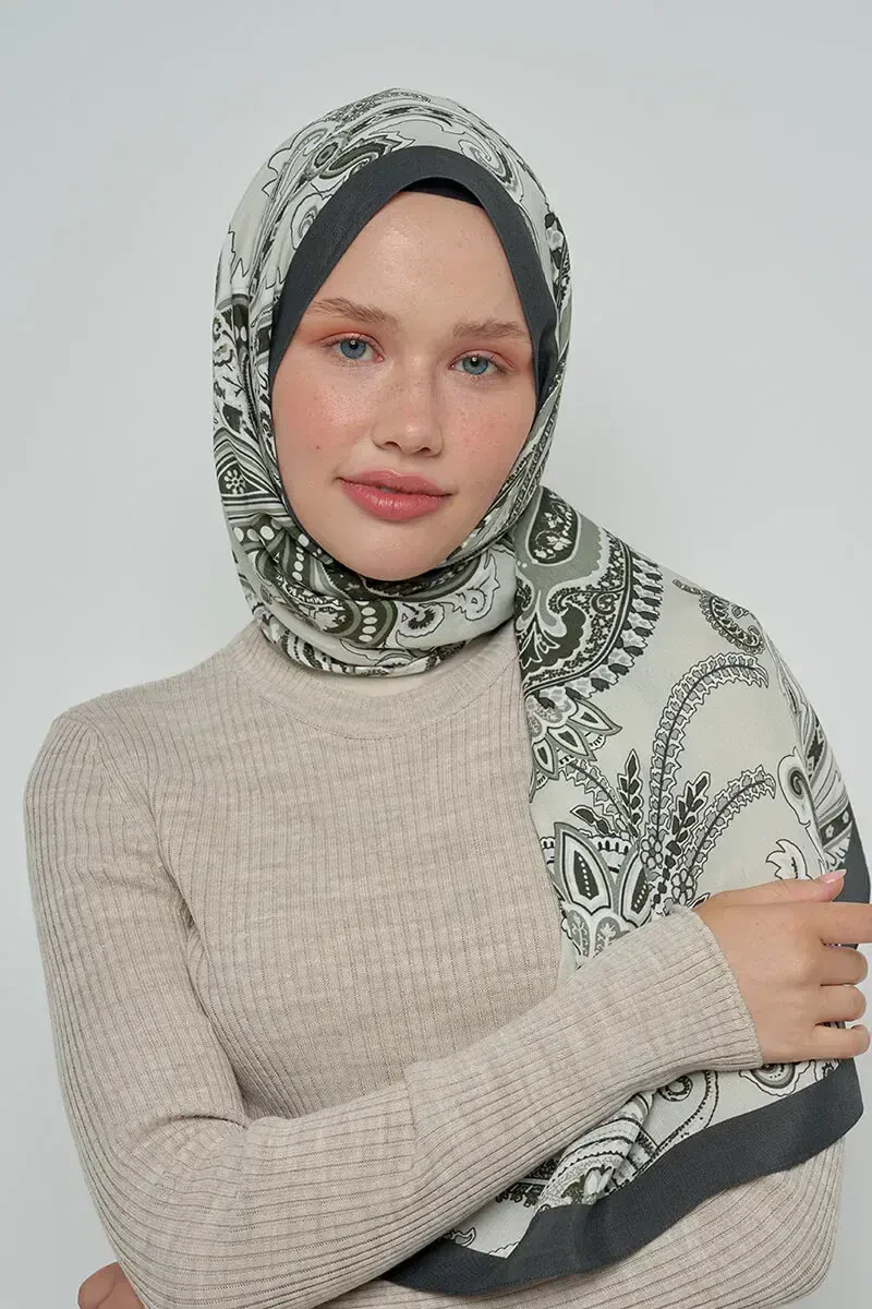 Paisley Koleksiyonu Country Şal - Küf - ED Scarf