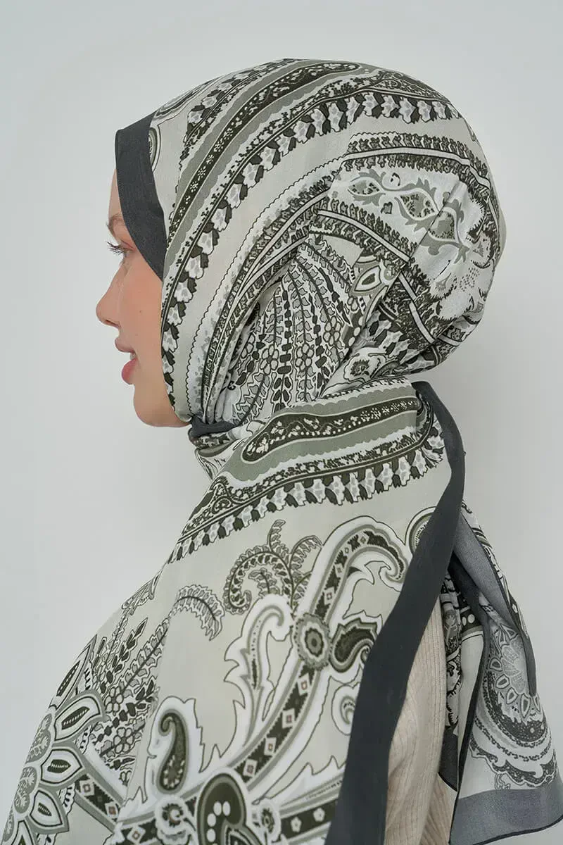 Paisley Koleksiyonu Country Şal - Küf - ED Scarf