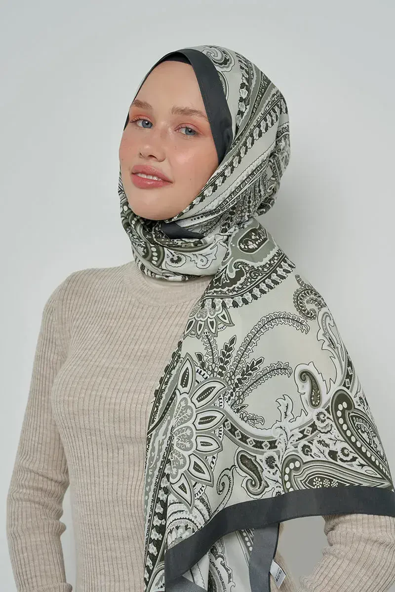 Paisley Koleksiyonu Country Şal - Küf - ED Scarf
