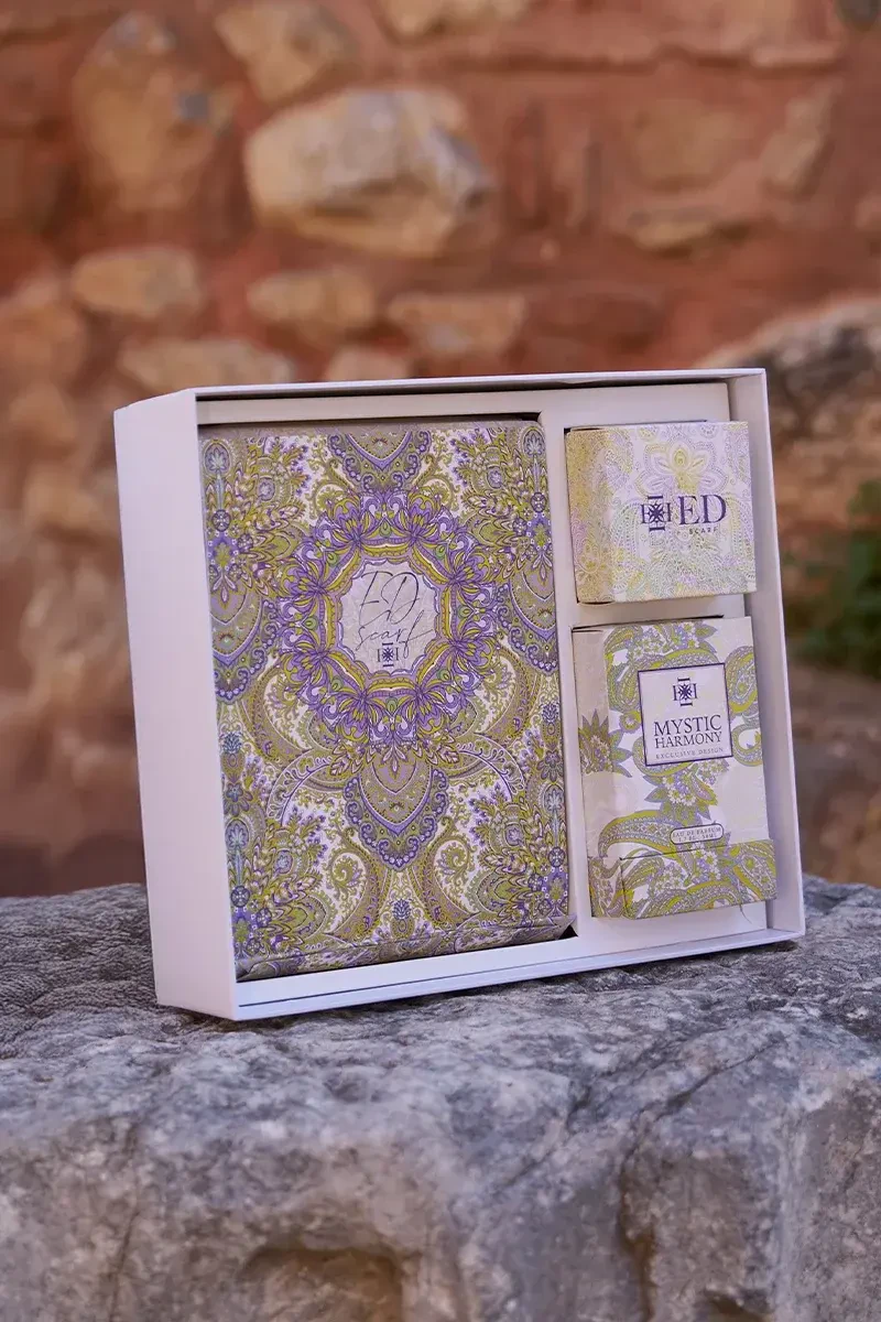 Premium Yün İpek Şal Hediye Seti 1 - ED SCARF