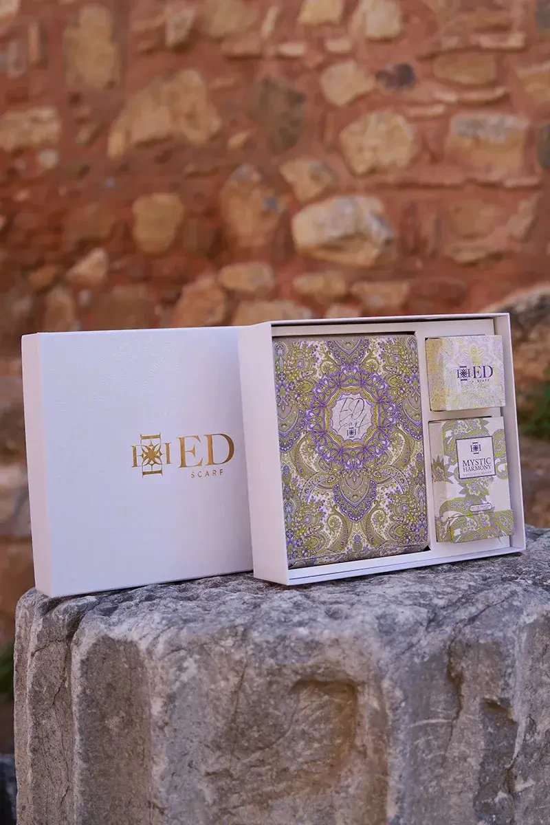Premium Yün İpek Şal Hediye Seti 2 - ED SCARF