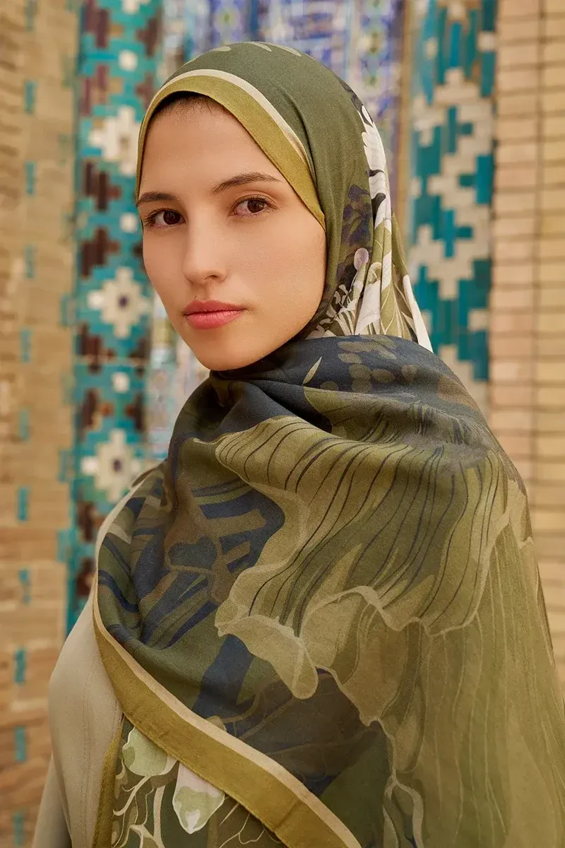 Reine Pamuk Modal Şal - Nefti - 3