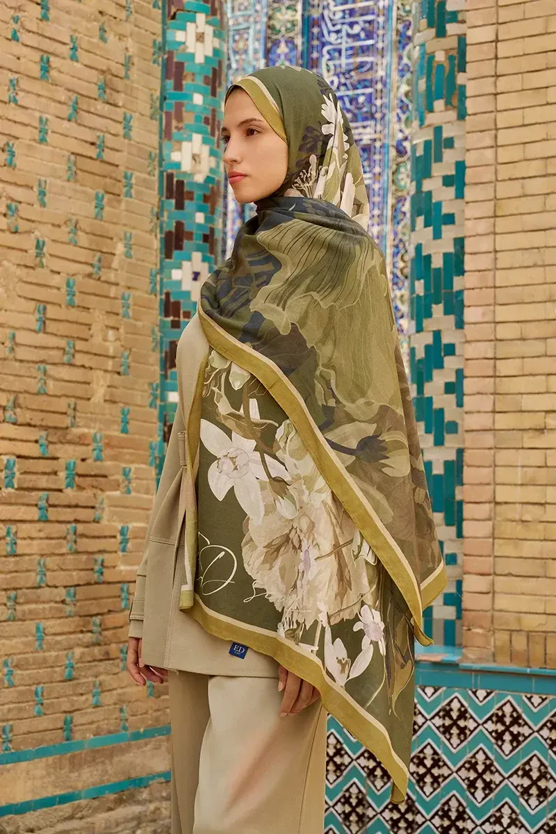 Reine Pamuk Modal Şal - Nefti - 4