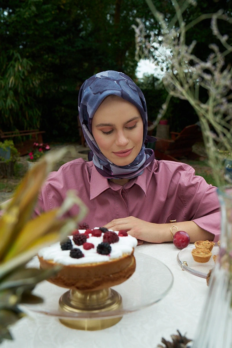 Rosa Modal Eşarp - Mor - 2