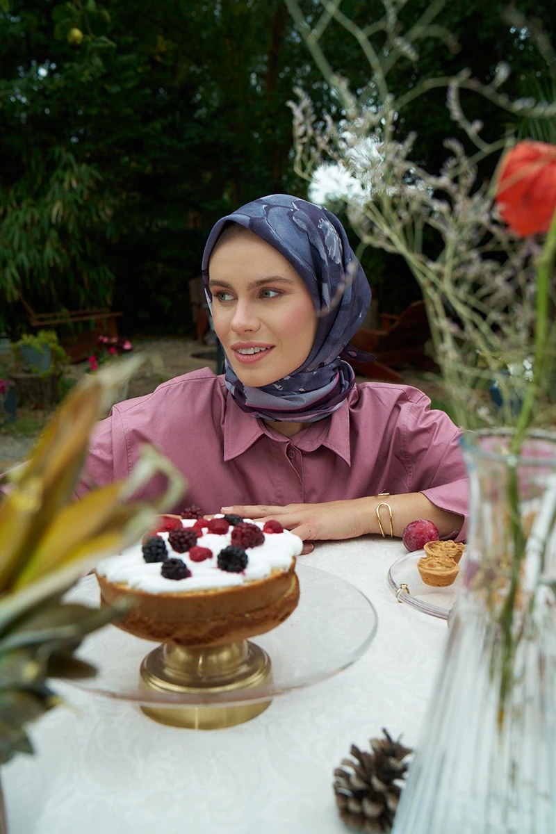 Rosa Modal Eşarp - Mor - 3