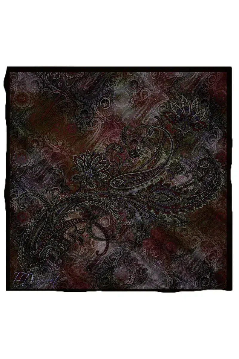Vision Art Collection Eclipse Eşarp - Acı Kahve - 6