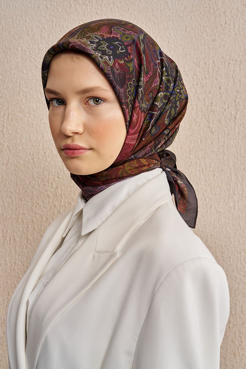 Vision Art Collection Eclipse Eşarp - Acı Kahve - 1