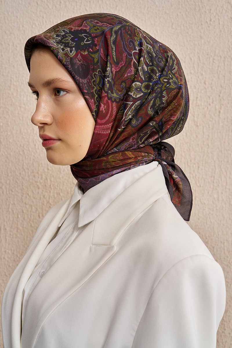 Vision Art Collection Eclipse Eşarp - Acı Kahve - 2