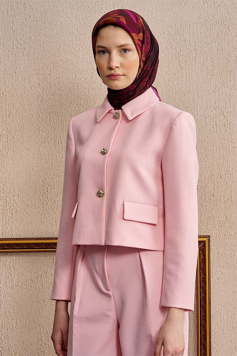 Vision Art Collection Flare Eşarp - Pembe - 2