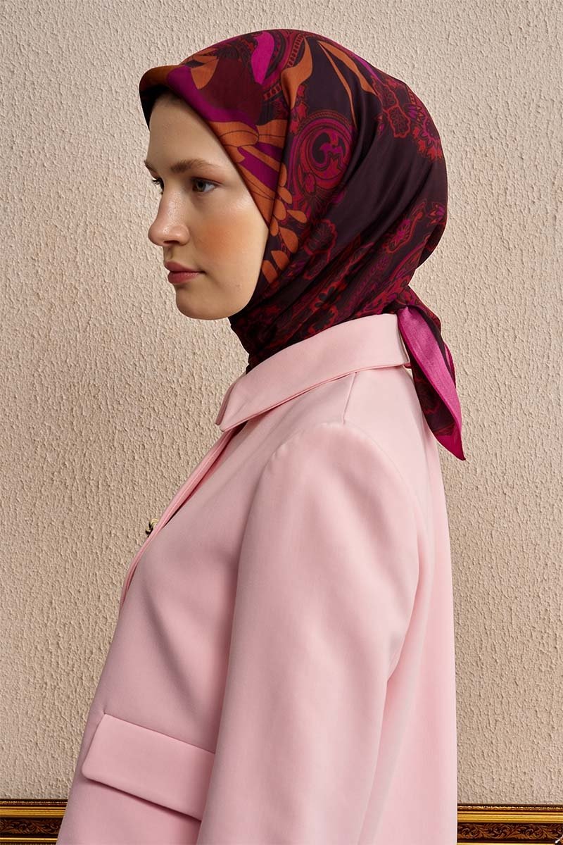 Vision Art Collection Flare Eşarp - Pembe - 1