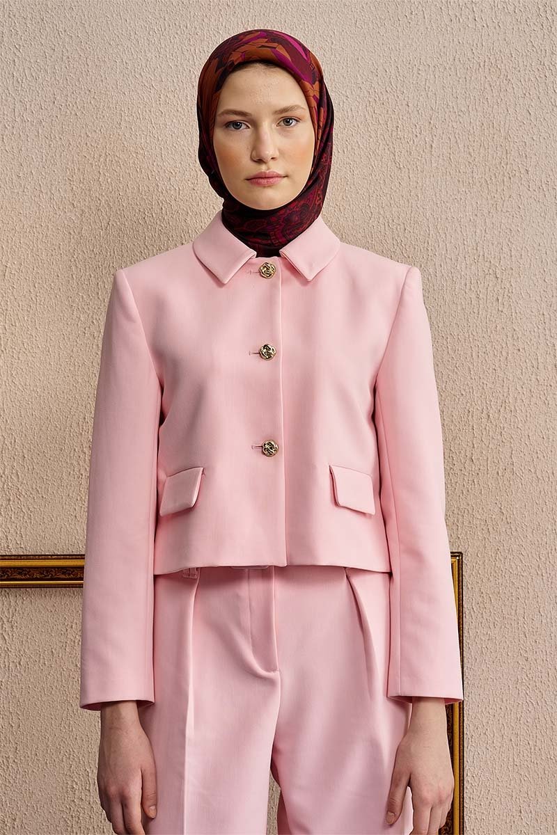 Vision Art Collection Flare Eşarp - Pembe - 3