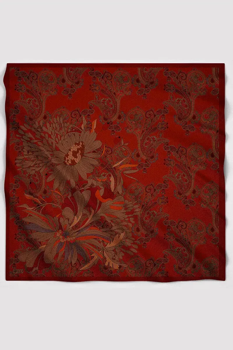 Vision Art Collection Flare Eşarp - Turuncu - 1