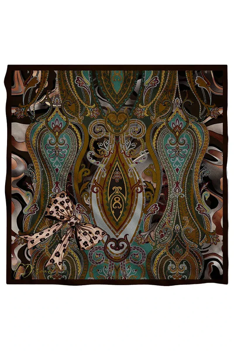 Vision Art Collection Lacirna Eşarp - Hardal - ED SCARF