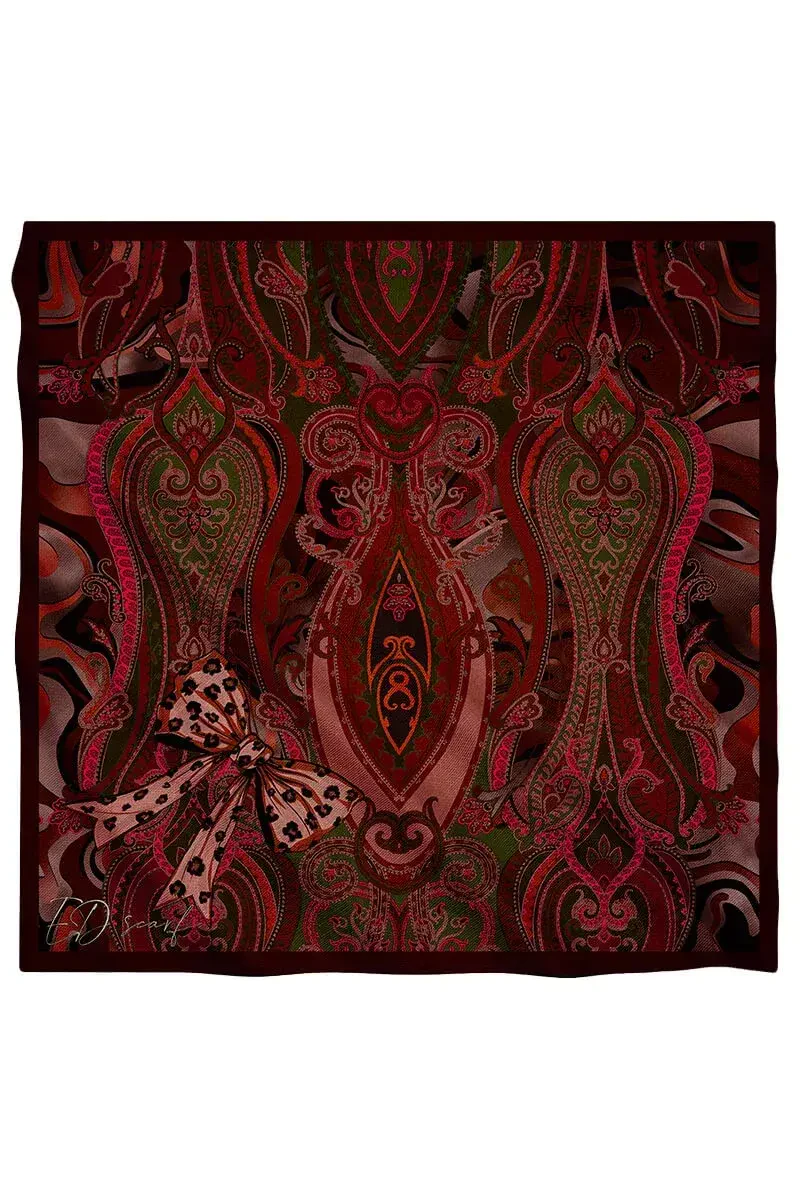 Vision Art Collection Lacirna Eşarp - Kahverengi - ED SCARF