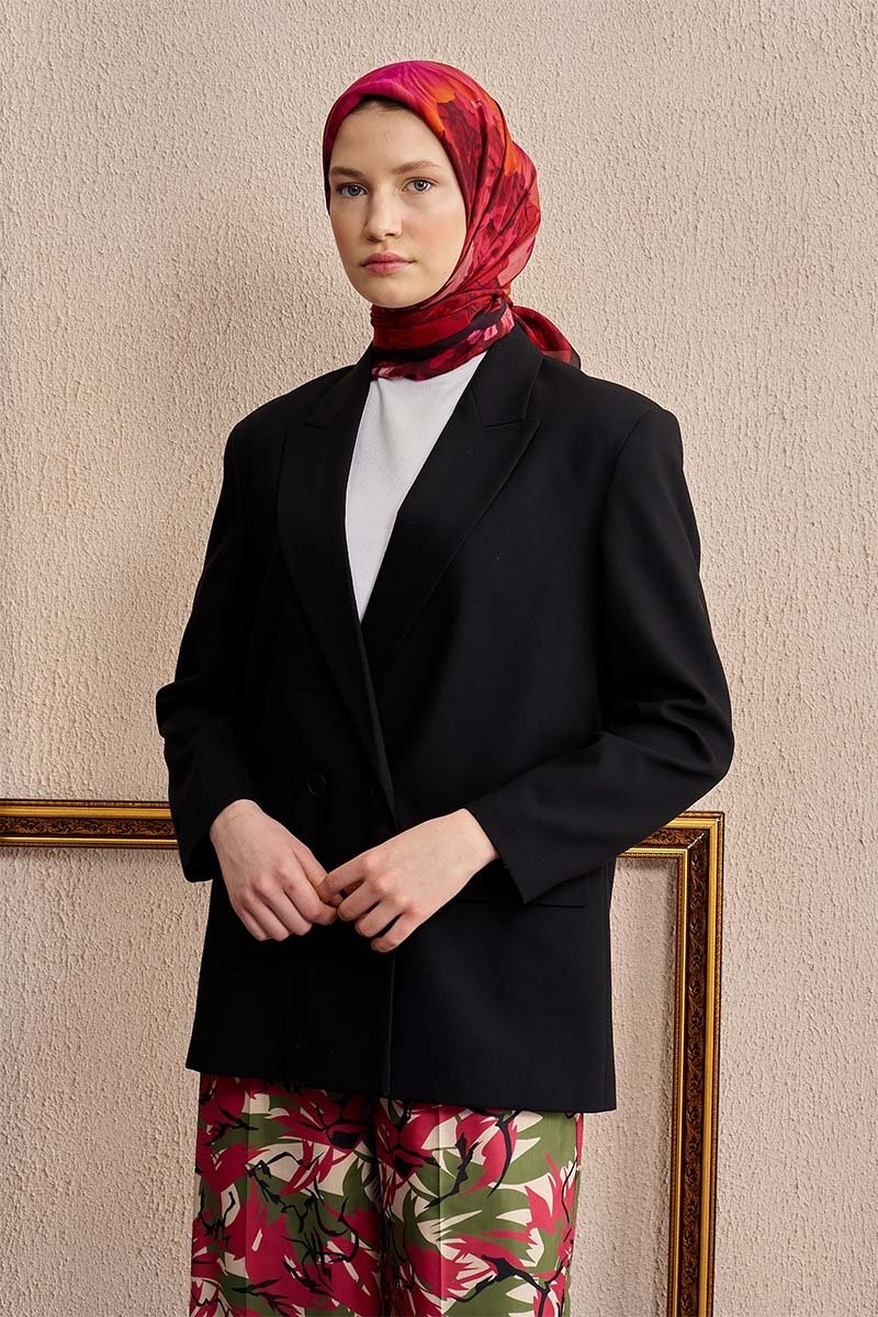 Vision Art Collection Mirage Eşarp - Bordo - 4