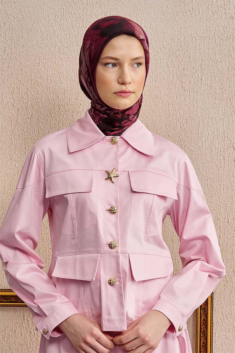 Vision Art Collection Mirage Eşarp- Gül Kurusu - 3