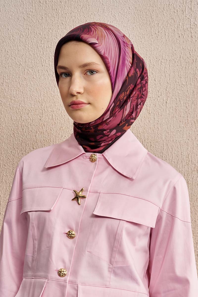 Vision Art Collection Mirage Eşarp- Gül Kurusu - 1