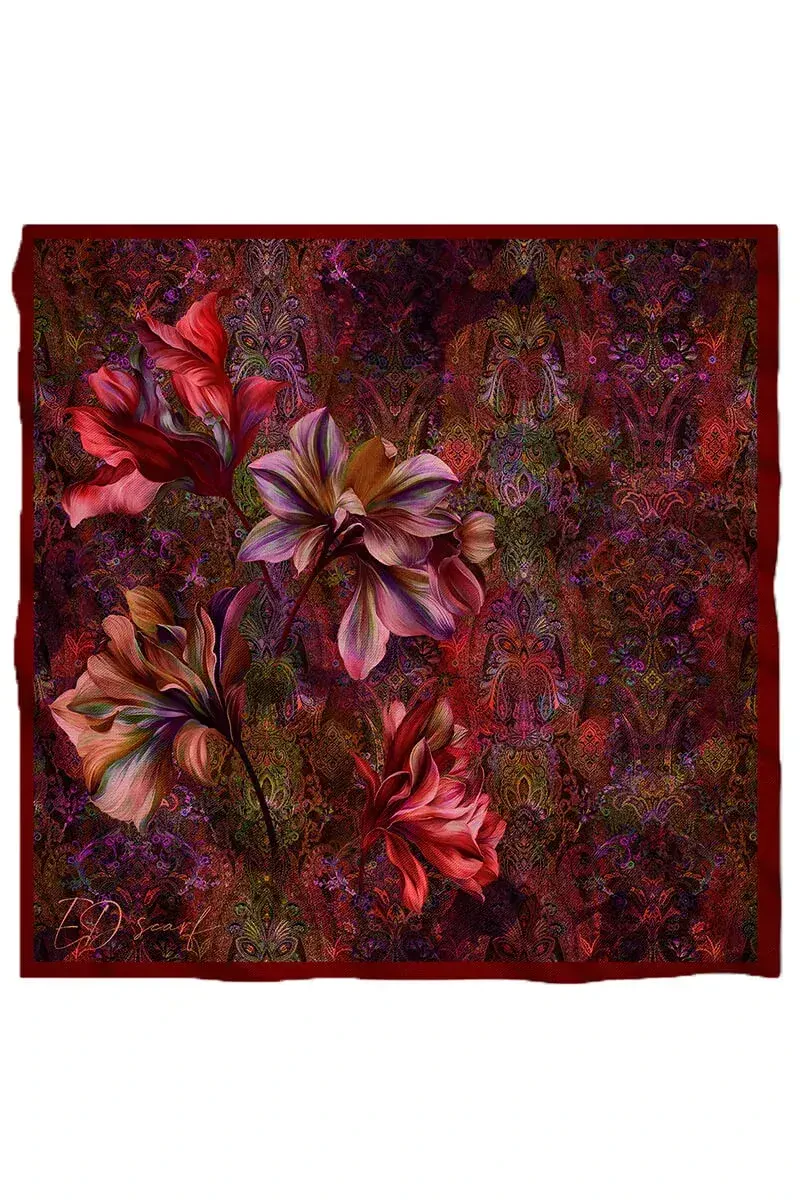 Vision Art Collection Velmora Eşarp - Kırmızı - 5