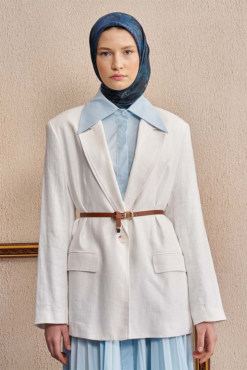 Vision Art Collection Verse Eşarp - Gece Mavisi - ED SCARF