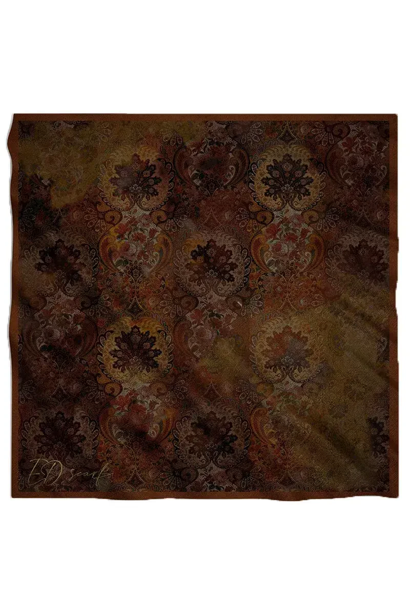 Vision Art Collection Verse Eşarp - Kahverengi - 5
