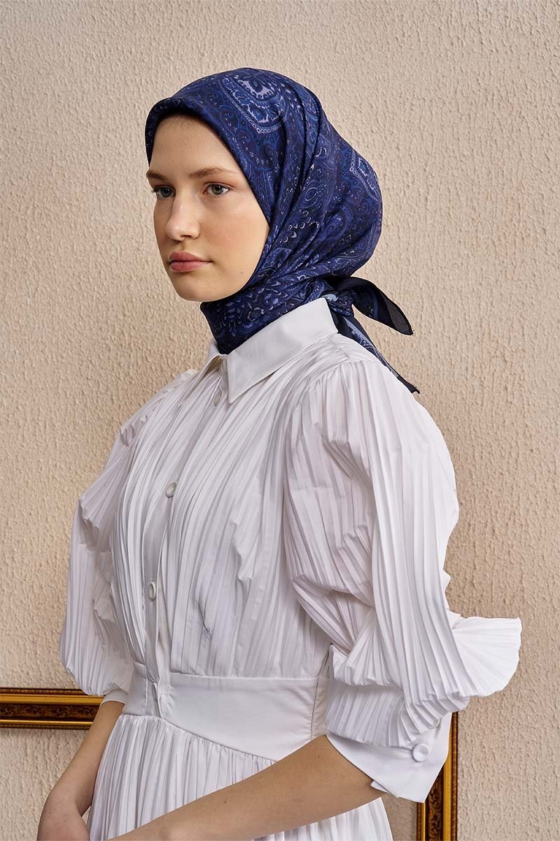 Vision Art Collection Vibrania Eşarp - Lacivert - 1